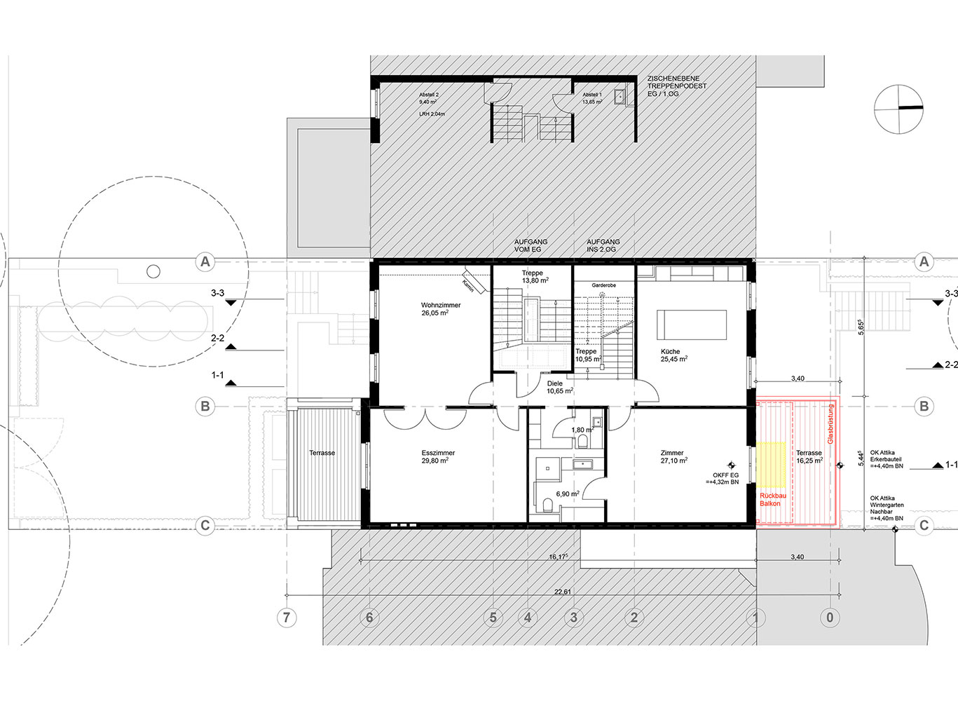 Grundriss 1. Obergeschoss