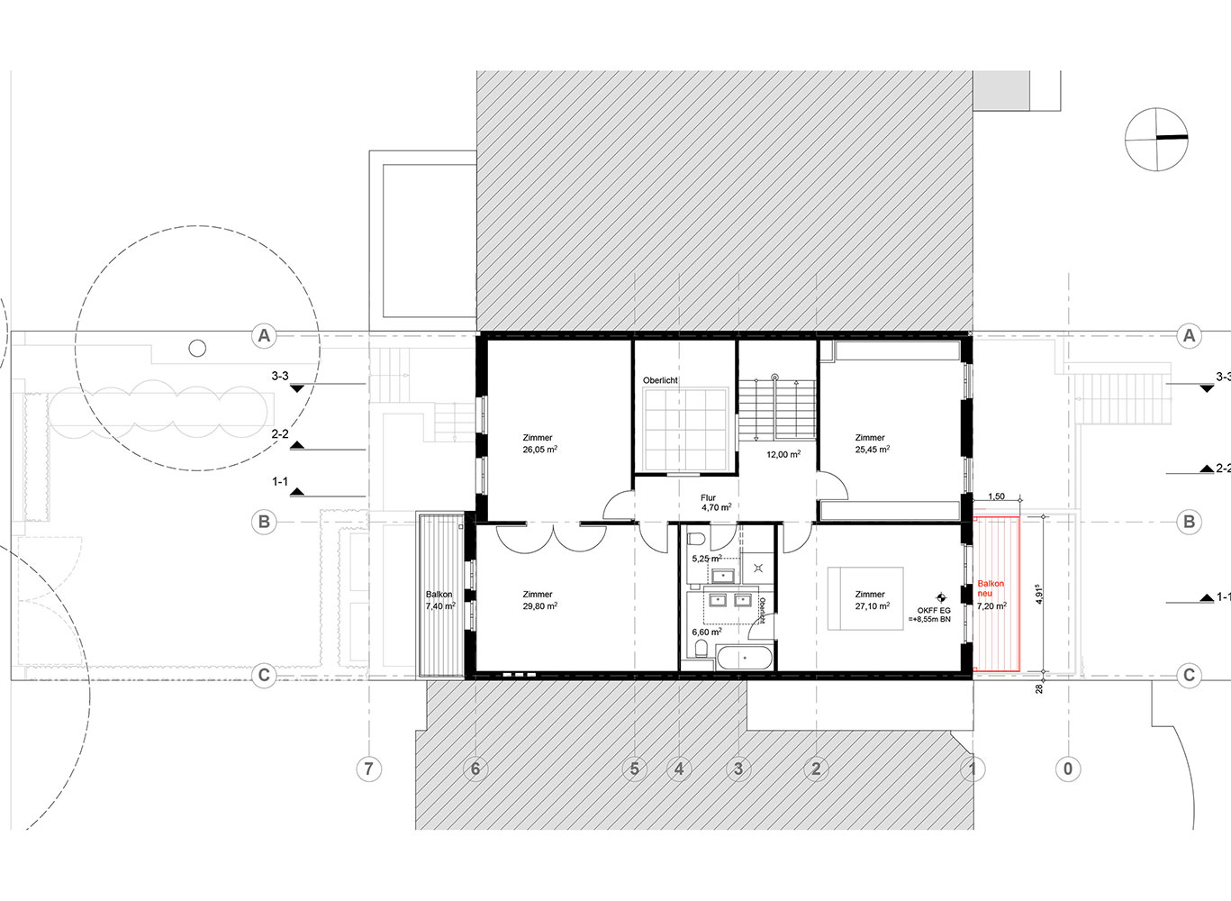Grundriss 2. Obergeschoss