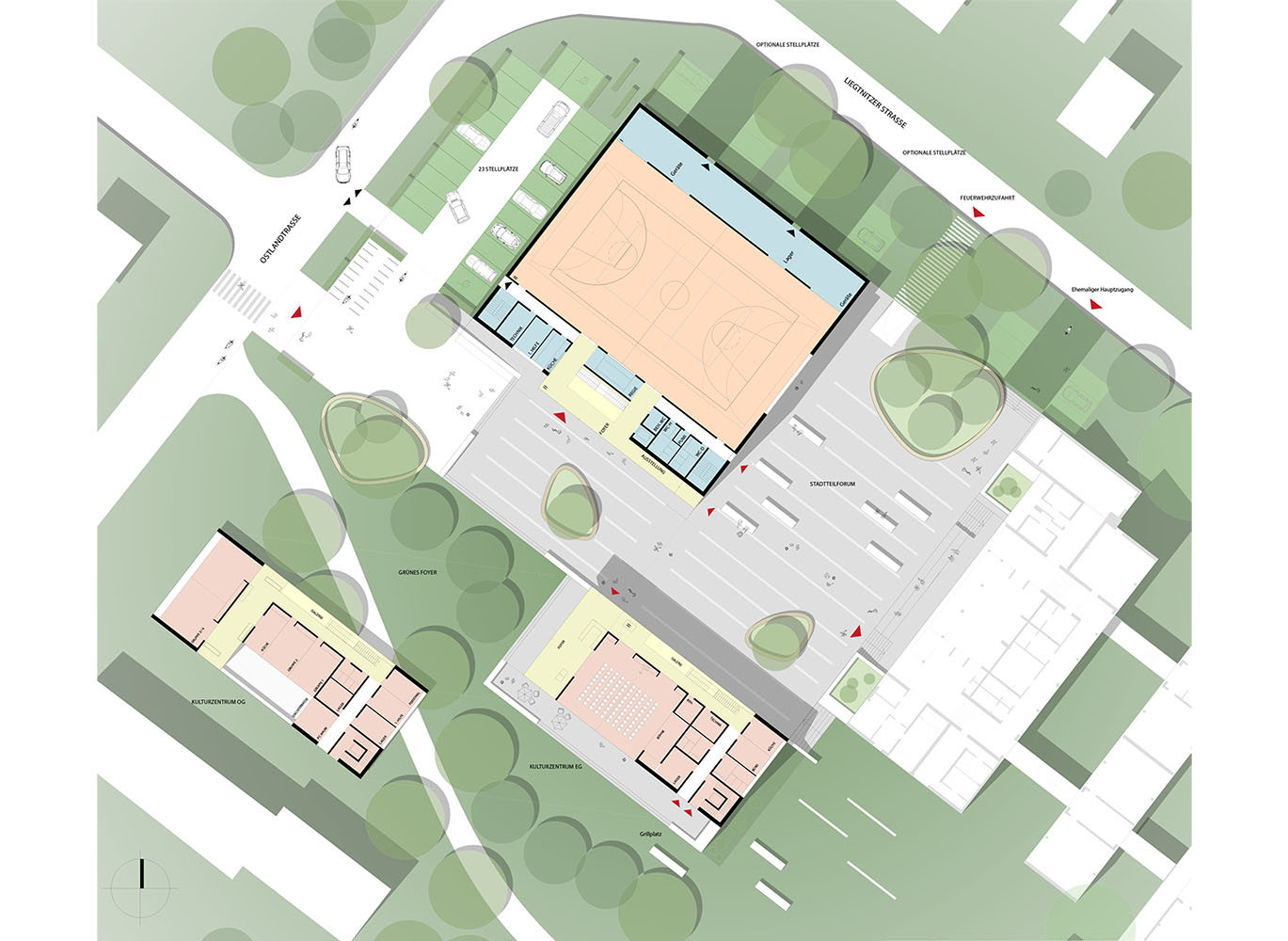 Lageplan / Grundrisse