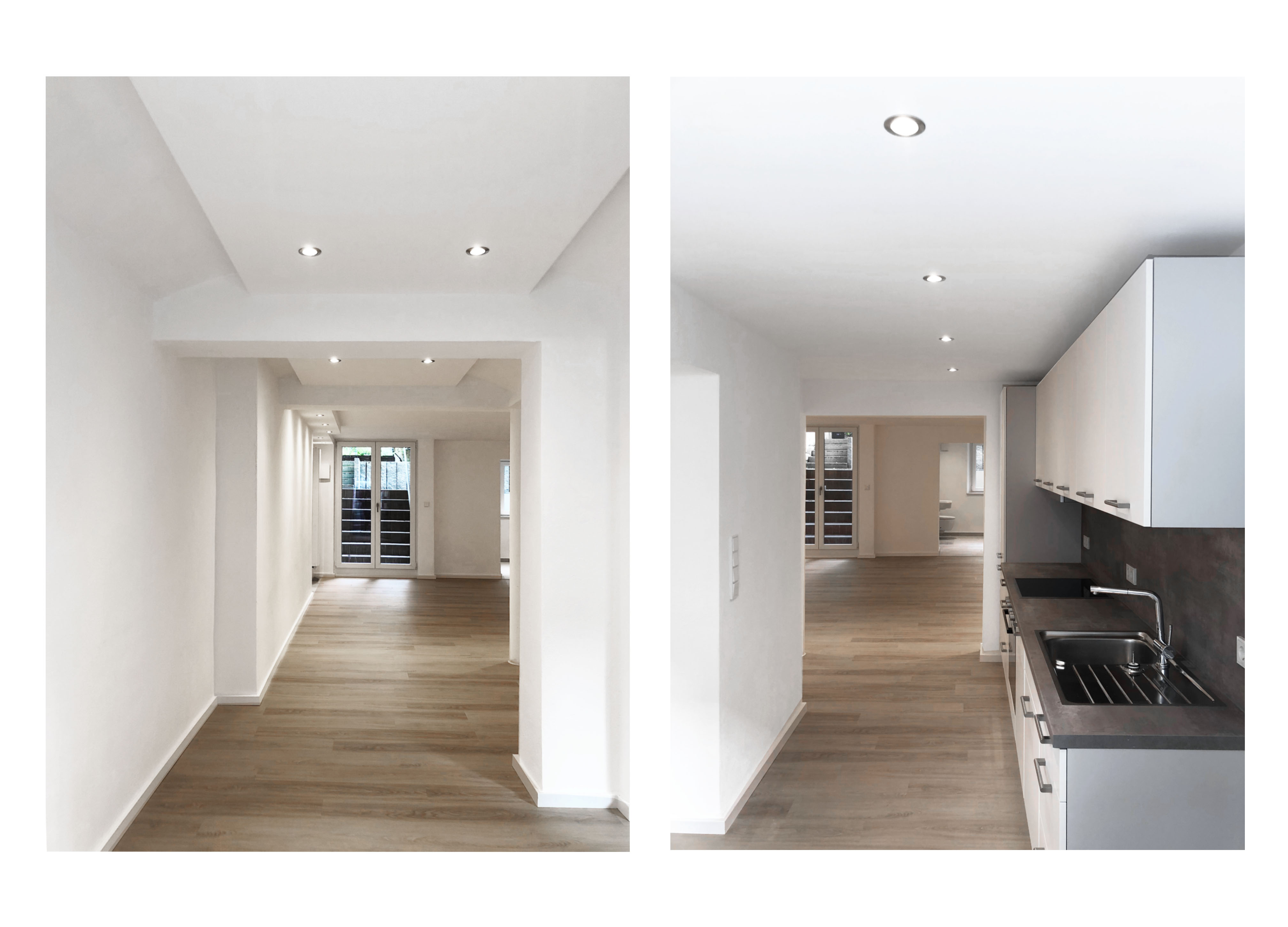 Umbau und Sanierung Souterrain- Wohnung Hamburg Mitte