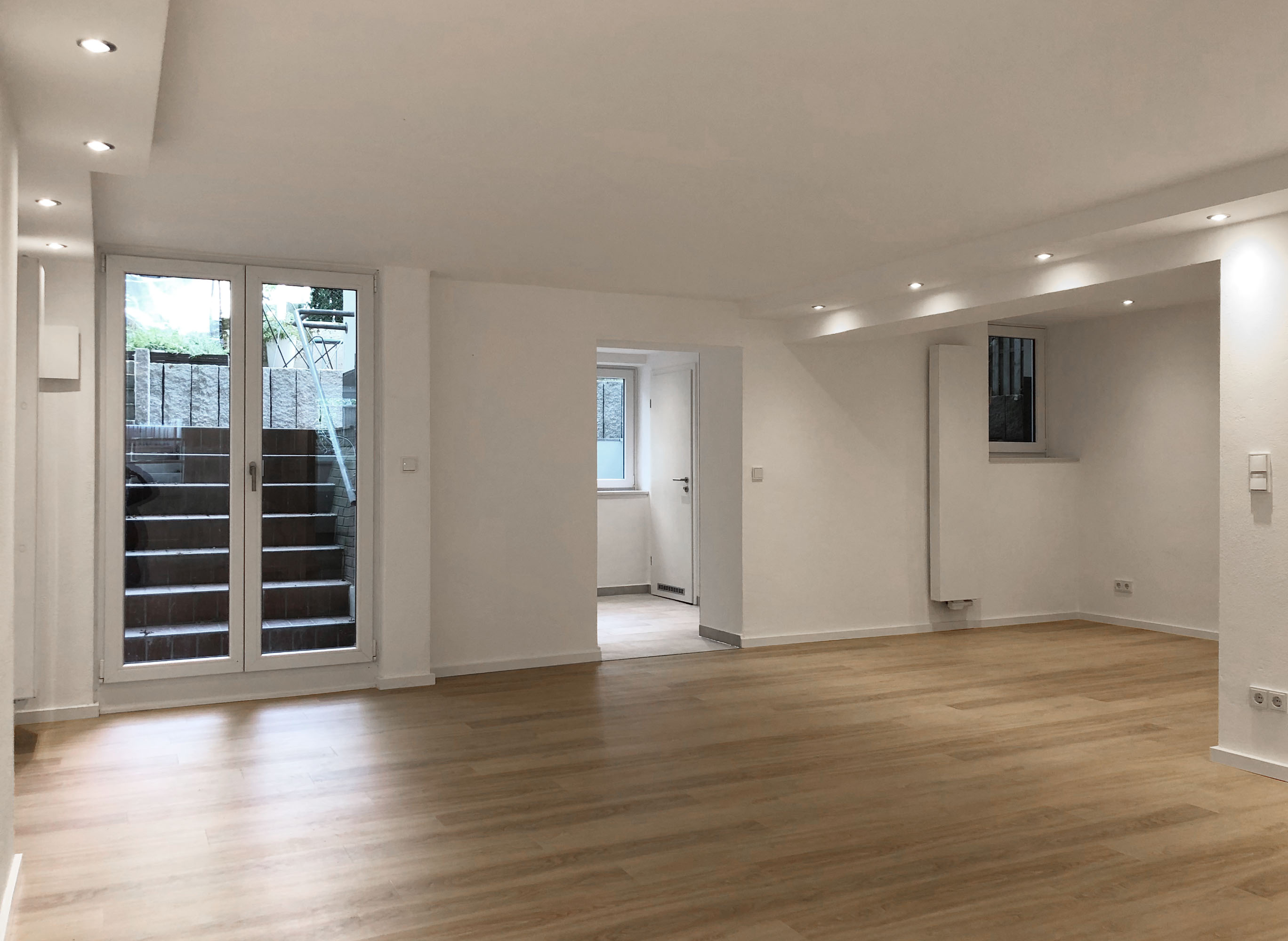 Umbau und Sanierung Souterrain- Wohnung Hamburg Mitte