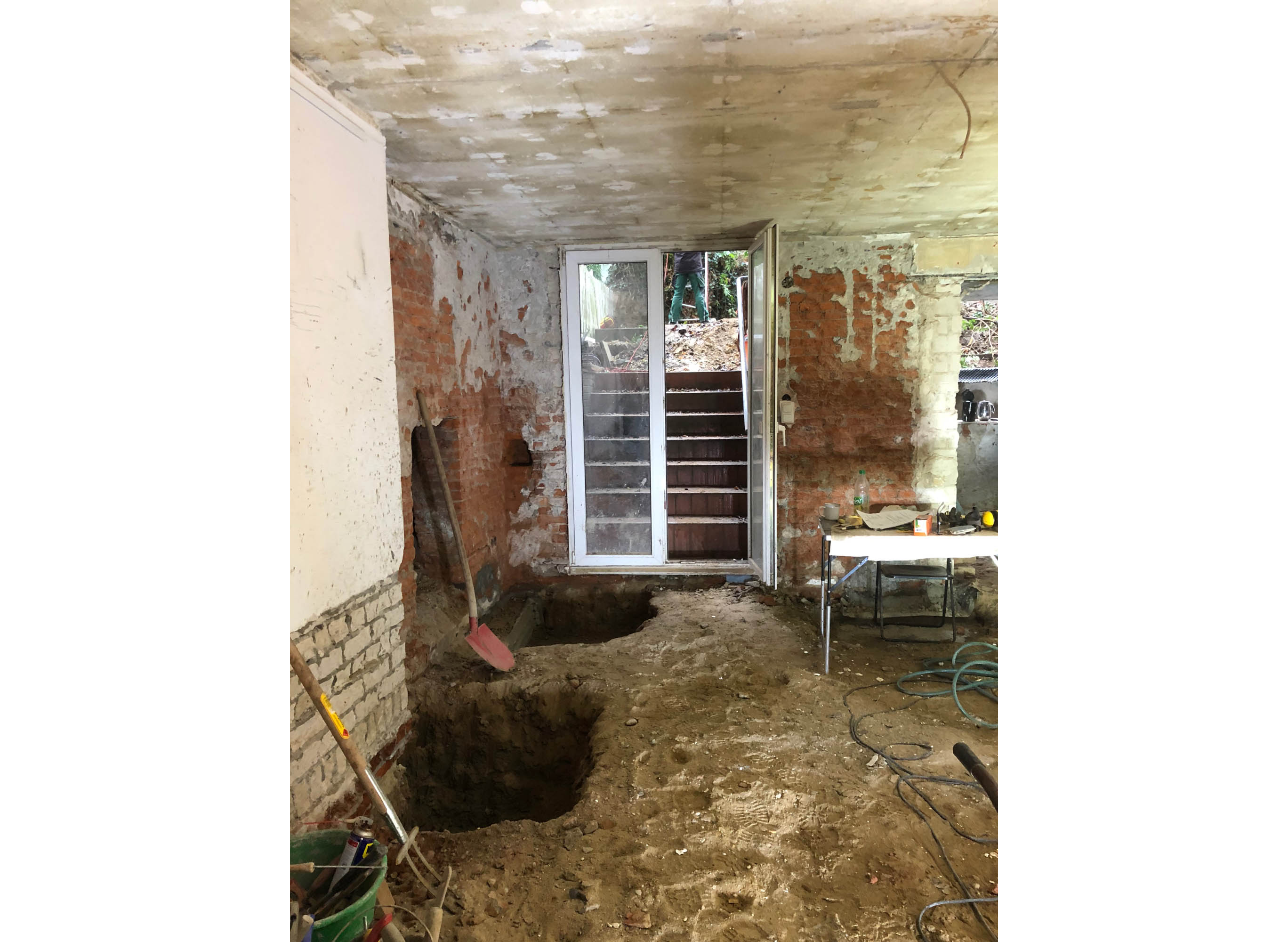 Umbau und Sanierung Souterrain- Wohnung Hamburg Mitte